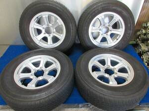 ★8.5-9分山★18年製★ ダンロップ GRANDTREK AT 265/65R17　weds ウェッズ 17×7.5J +23 6H-139.7 4本セット　B945