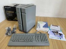 ★SHARP シャープ X68000 本体 CZ-600CE オフィスグレー ジャンク品 箱付_画像1