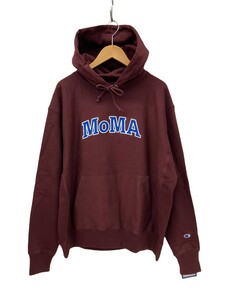 Champion (チャンピオン) ×MOMA(モマ) REVERSE WEAVE HOODY リバースウィーブ フーディー パーカー L マルーン/028