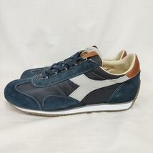 ●○新品 未使用 diadora heritage 定番レザースニーカー ネイビー○●_画像3