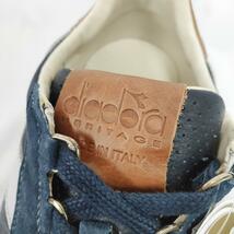 ●○新品 未使用 diadora heritage 定番レザースニーカー ネイビー○●_画像8