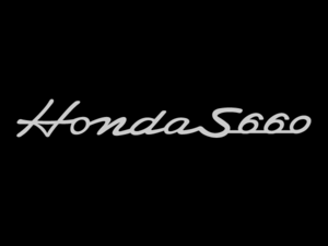 Honda S660ステッカー ピカピカシルバー.-*18**