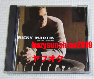  Ricky * Martin RICKY MARTIN CD SHE'S ALL I EVER HAD & BELLA PABLO FLORES