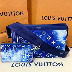 国内正規品 新品未使用 LOUIS VUITTON ルイヴィトン ガストン ウエアラブル ウォレット バンダナ メッセンジャーバッグ 保存袋・BOX