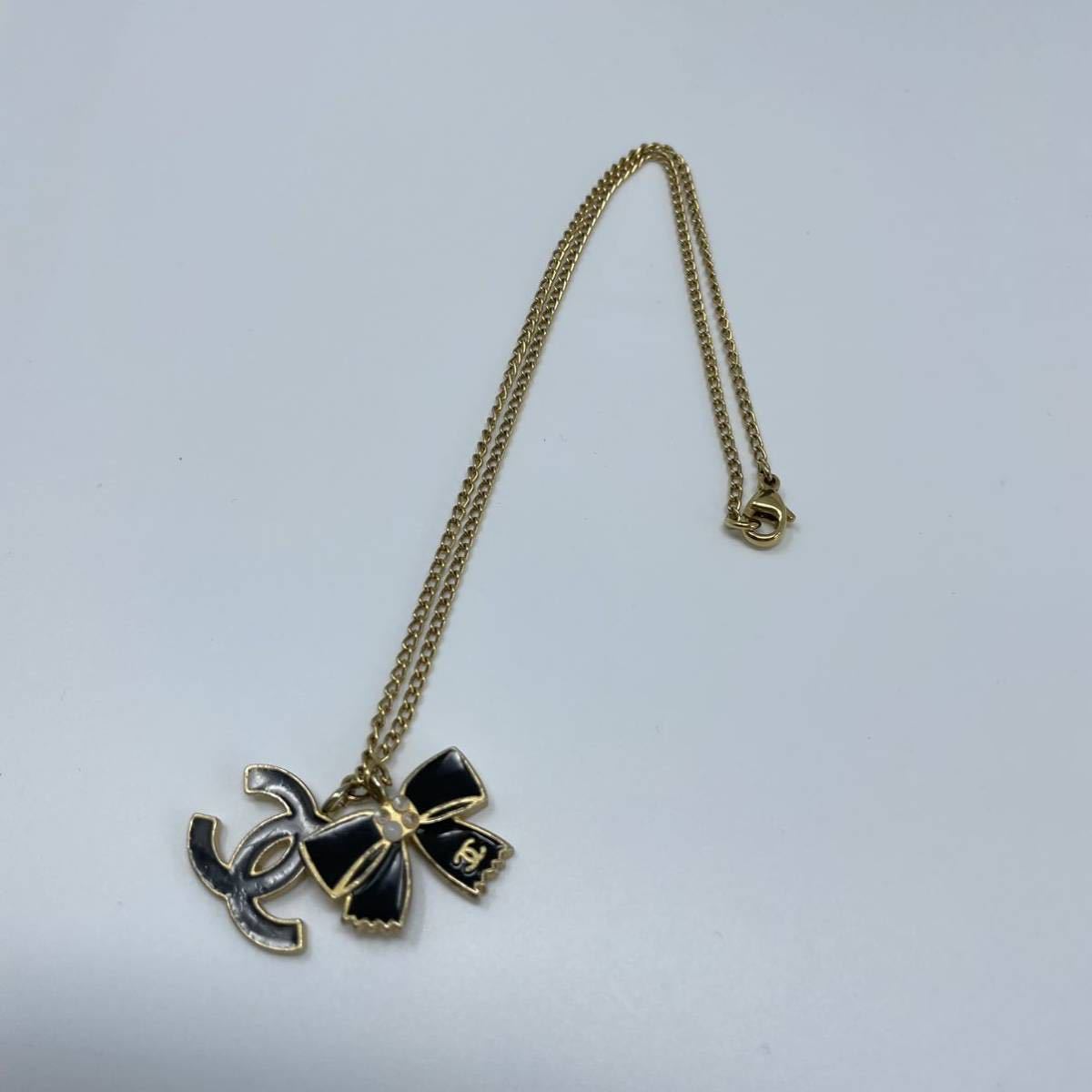 ヤフオク! -「シャネル リボン ネックレス」(シャネル) (ブランド ...
