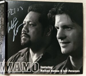 ★★MAMO feat NATHAN AWEAU & JEFF PETERSON★ハワイアン 直筆サイン付★CD [8435CDN