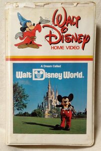 **VHS Disney world * introduction video * import version all compilation English [8414CDN