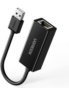 UGREEN LAN アダプター USB To RJ45 100/10Mbps 高速有線 Switch Wii Macbook等