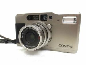 高性能 ズームレンズ搭載 CONTAX TVS 高級コンパクトカメラ/Carl Zeiss Vario sonnar 3.5-6.5/28 56 T* バリオゾナー コンタックス チタン