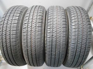 SR718☆中古タイヤ☆2021年製 195/80R15 バリ溝夏4本価格！BS デューラー H/T684II 事業所/営業所止め送料無料 