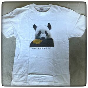 パンダのTシャツ（未着品）Lサイズ　※値下げしました