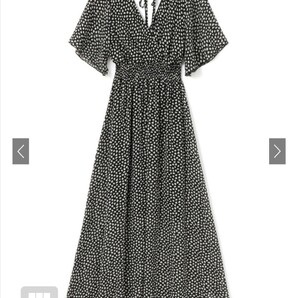 ダルメシアン柄カシュクールワンピース