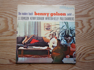米 / 両溝 / mono / オリジナル盤 / Benny Golson Sextet / The Modern Touch（Kenny Dorhan、Wynton Kelly）/ RLP 12-256（Riverside）