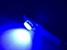 【フットランプ青1P】プリウス ヴェルファイア アルファード ハリアー フットランプ LED インナーランプ 青 ブルー 1個 検) コンソール_画像2