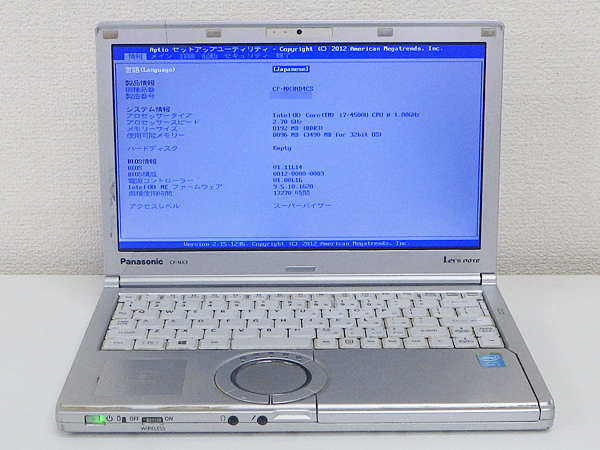 ヤフオク! -「レッツノート i7 nx」の落札相場・落札価格
