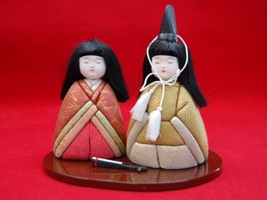 Art hand Auction [Hina Dolls/Festival Tools/Kimekomi Hina Dolls/Standing Hina Dolls/Hina Dolls] Peach Toys, season, Annual event, Doll's Festival, Hina doll