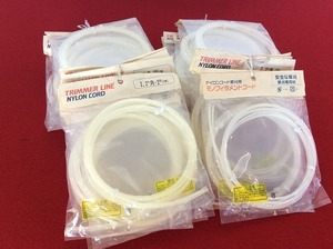 【デッドストック/未使用品/刈払い機用ナイロンコード/草刈用ナイトロンコード/モノフィラメントコード/2.2mm角×2M 2本/35袋】農機具