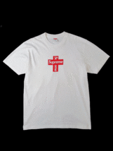 Supreme シュプリーム Cross Box Logo Tee クロスボックスロゴ Tシャツ L_画像1