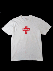 Supreme シュプリーム Cross Box Logo Tee クロスボックスロゴ Tシャツ L
