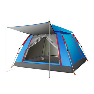 新品 ワンタッチ テント 3～4人用 幅200cm 自動ポップ アップテント アウトドア キャンプ 防風 防水 2層 通気性 虫よけ UVカット Yinleader