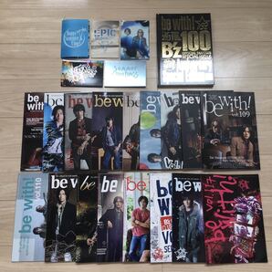 B'z FC会員限定 会報 18冊セット Vol.100含む カード付き ファンクラブ 特典 限定 レア 稲葉浩志 松本孝弘 be with! 暑中見舞い クリスマス