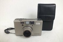 ◆ CONTAX コンタックス T3 コンパクトカメラ ソフトケース付き 中古 現状品 220609G3111_画像1