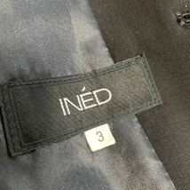 COMPOSITION SUR ETIQUETTE フランドル IENAテーラードジャケット 黒 ブラック ウール100% 日本製 サイズ3 レディース 婦人服_画像9