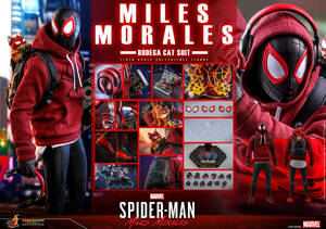 新品未開封 VGM50 ホットトイズ 1/6 フィギュア　マイルス・モラレス／スパイダーマン（売店の看板猫スーツ版） spiderman Morales