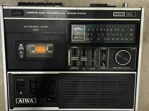 J002 0630 ジャンク ラジカセ AIWA TPR-220 カセットラジオレコーダー ラジオなります！ 昭和レトロ アンティークオーディオ 部品取りにも