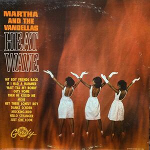 USモノラル原盤 ガール・グループ最高傑作★MARTHA AND THE VANDELLAS/ HEAT WAVE GORDY-907 ホランド-ドジャー モータウン・クラシックス