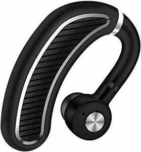 ブラックシルバー 【2020最新進化版】Bluetoothワイヤレス イヤホン 日本語音声ヘッドセットV4.1片耳 超大容量バッ