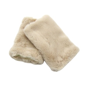  arm warmer elegant soft fake fur ( beige )