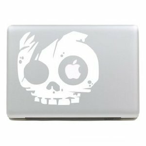 MacBook ステッカー シール Skull (11インチ)