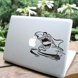 MacBook ステッカー シール Shark (11インチ)