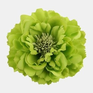  corsage hair accessory ... flower largish ( lime green )