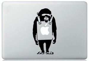 MacBook ステッカー シール The Placard Chimp (11インチ)