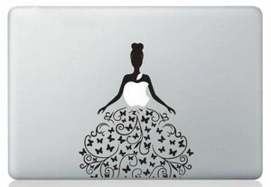MacBook ステッカー シール Beautiful Girl (11インチ)