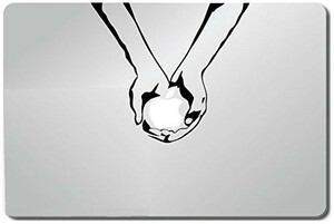 MacBook sticker seal Hands Holding Apple (11 -inch )