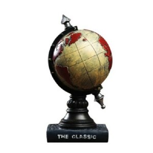  objet d'art Classic manner foreign book. on. globe ( red )