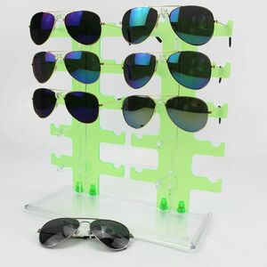  glasses stand sunglasses stand simple clear 10 piece .. type ( green )