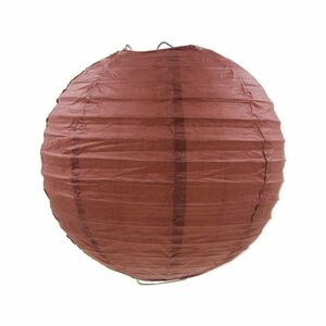  paper lantern diameter 20cm 1 piece ( Brown )