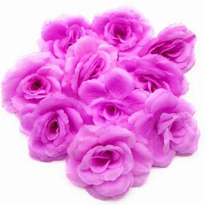  искусственный цветок роза цветок только 8 см 10 шт ( light purple )