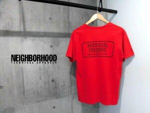 NEIGHBORHOOD ネイバーフッド x FUCT SSDD ファクト コラボ 半袖 Tシャツ メンズ M 赤 レッド 日本製