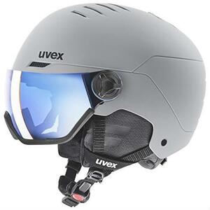 ★送料無料 uvex(ウベックス) スキースノーボードバイザーヘルメット ダイヤル式サイズ調整 眼鏡使用可能 wanted visor ライノーマット