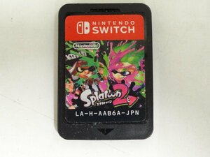 ユ■/Zこ5323　Nintendo Switch スイッチ スプラトゥーン2 Splatoon2 ソフトのみ ソフト読込OK ジャンク
