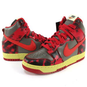 新品◆NIKE◆NIKE DUNK HIGH ナイキ ダンク ハイ 1985 SP レッド アシッド ウォッシュ 26.5cm レッド◆ナイキ スニーカー◆J951