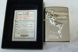 ZiPPO 2007 Sexy LIGHT MY HEART シルバー鏡面仕上げ セクシープレート貼付け　文字彫込み 新品 未使用　です。NO-258
