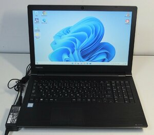 東芝 TOSHIBA 15.6ンチ ノートPC BZ55/CB i7-7500U 2.7GHz 16GB 新品SSD480GB テンキー Win11