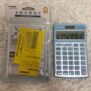 CASIO カシオ 電卓 JS-20DC-BU-N ブルー
