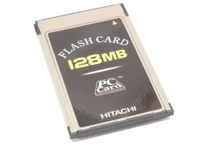 HITACHI PCMCIA 128MB Flash ATA new goods 